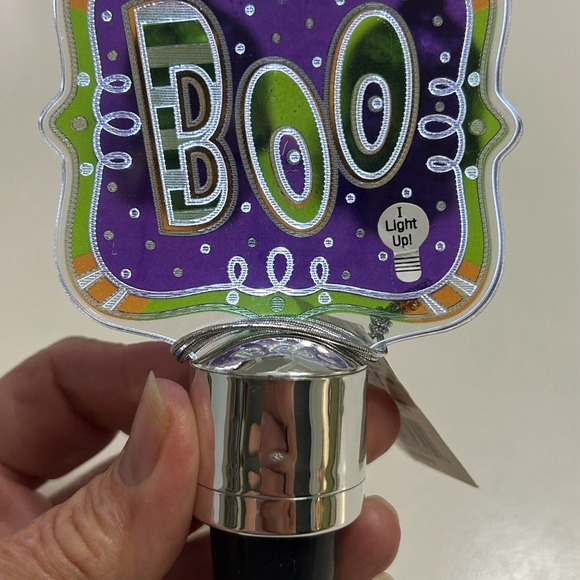 KAH tequila (empty) day of the dead sugar/salt/pepper skulls W/light up Btl stop - Picture 6 of 8